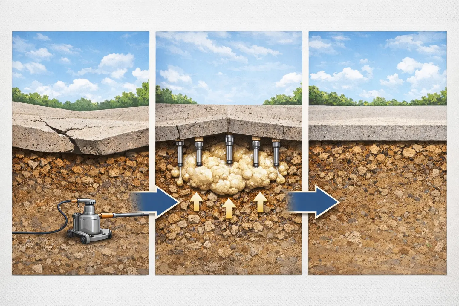 Mudjacking vs. Polyjacking: Which Concrete Lifting Method is Right for You?